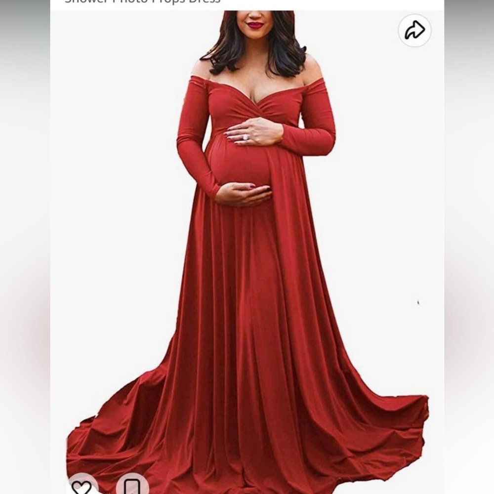Red maternity dress size 2xl